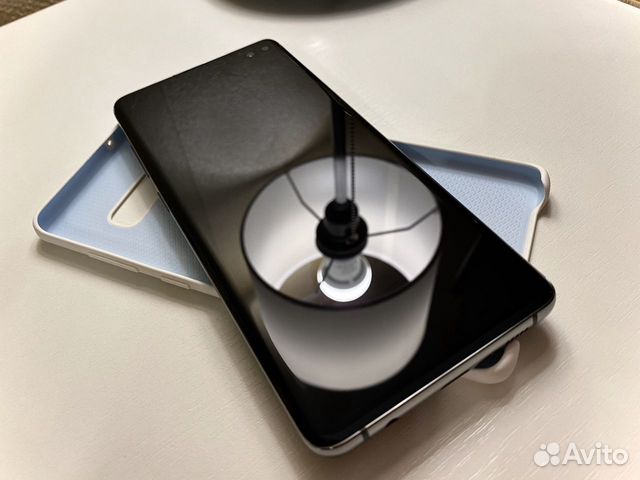 Телефон Samsung Galaxy s10 plus черный Евротест