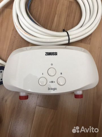 Электрический проточный водонагреватель zanussi 5
