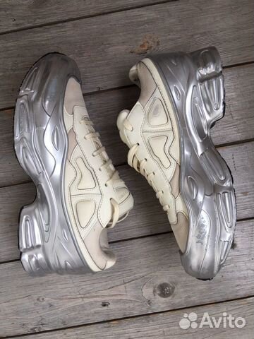 Adidas x Raf Simons Ozweego White & Metallic Silve