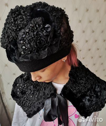 Шапка с горжеткой