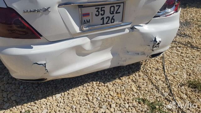 Бампер задний на Toyota Mark X