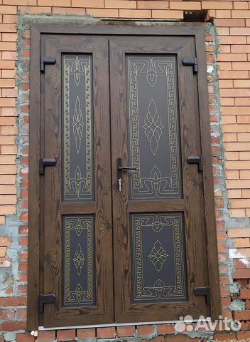 Пластиковая дверь 120х210 218