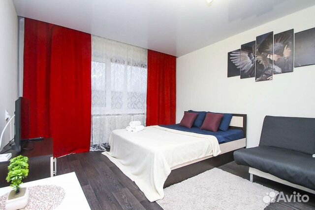 

1-к. квартира, 30 м², 2 кровати