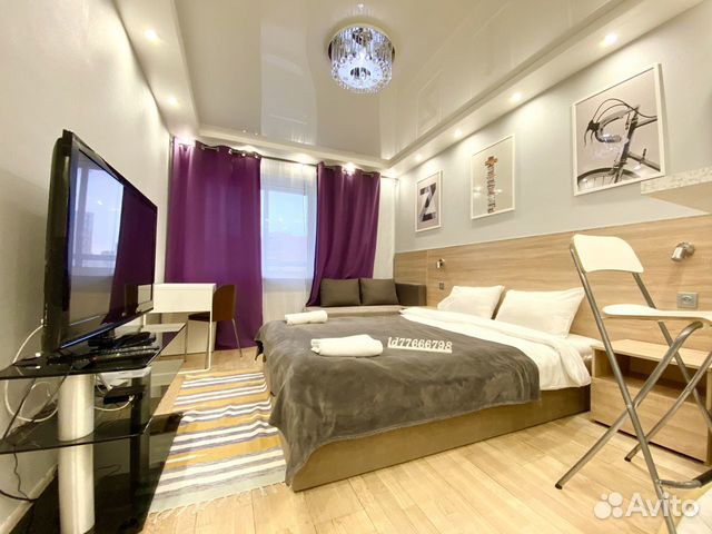 

Квартира-студия, 34 м², 2 кровати