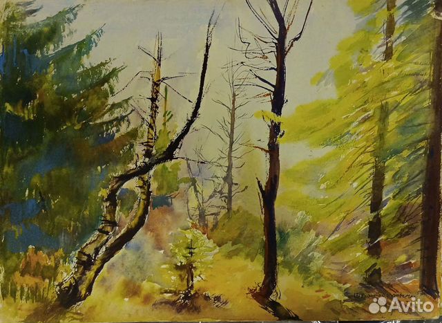 Осенний лес. Дородницын В.П. (1908-1984)