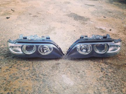 BMW X5 E53 LCI Рестайлинг Фары Hologen