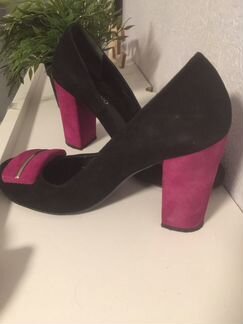 Туфли замшевые