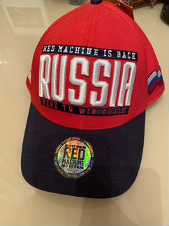 Бейсболка красная Red Machine