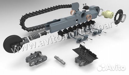 Редуктор хода terex finlay 683