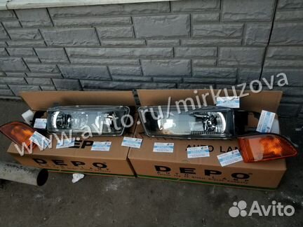 Фара левая правая Митсубиши Галант 8 европеец