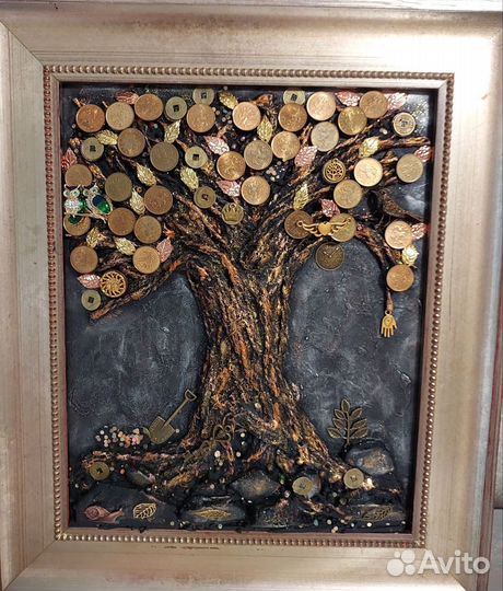 Картина в раме(Денежное дерево)