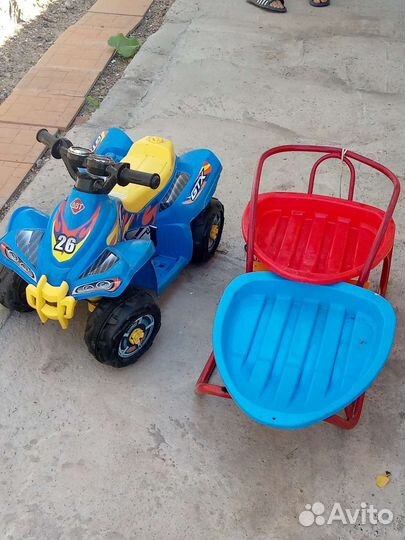 Детский квадроцикл на аккумуляторе бу
