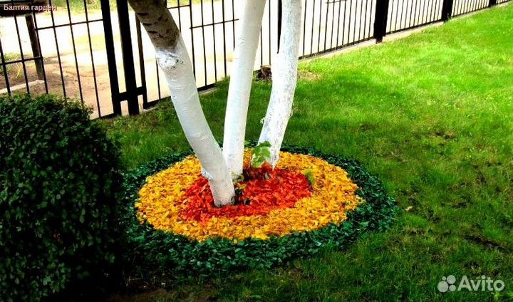 Мульча (щепа) цветная, декоративная