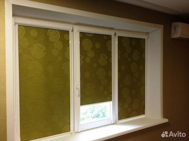 Рулонные шторы день ночь в кассете