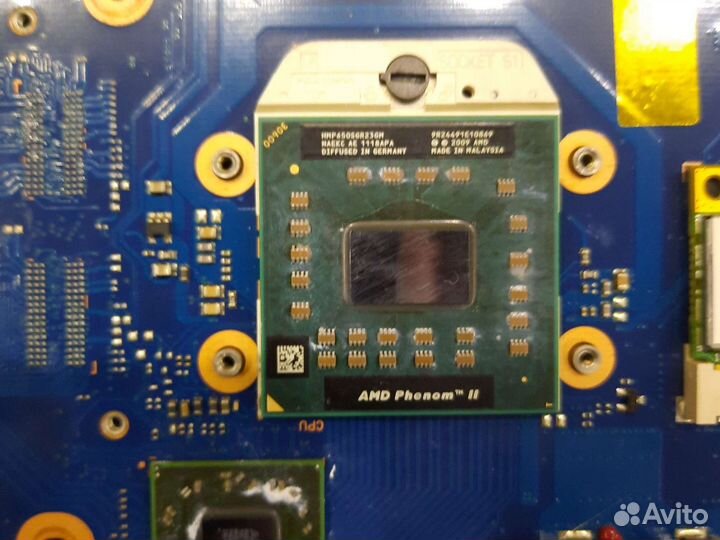 Материнская плата с процессором