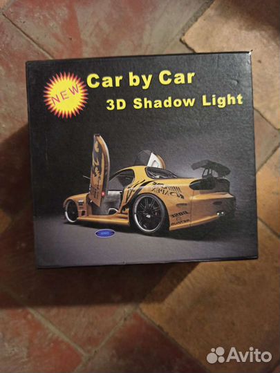 Проекция эмблемы mercedes