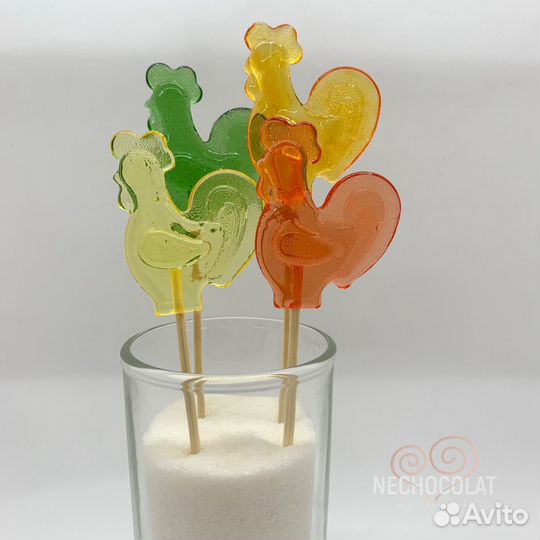 Силиконовая форма молд для леденцов петушок