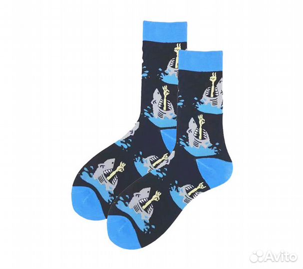 Носки мужские Funfur Shark в наборе 5 пар