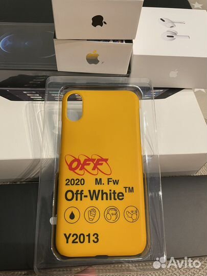 Чехол OFF-white c/o virgil abloh iPhone XR