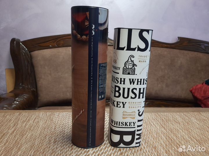 Коробка тубус из-под элитного спиртного