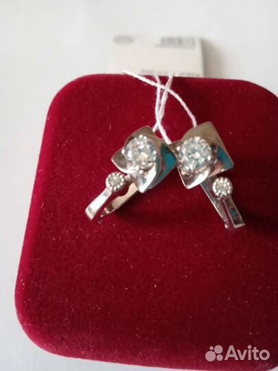 Серьги из серебра новые