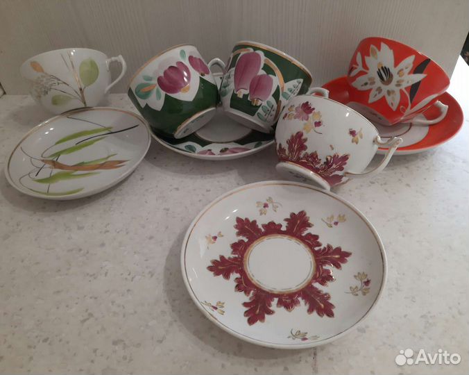 Чайные пары СССР. Дулево, Вербилки