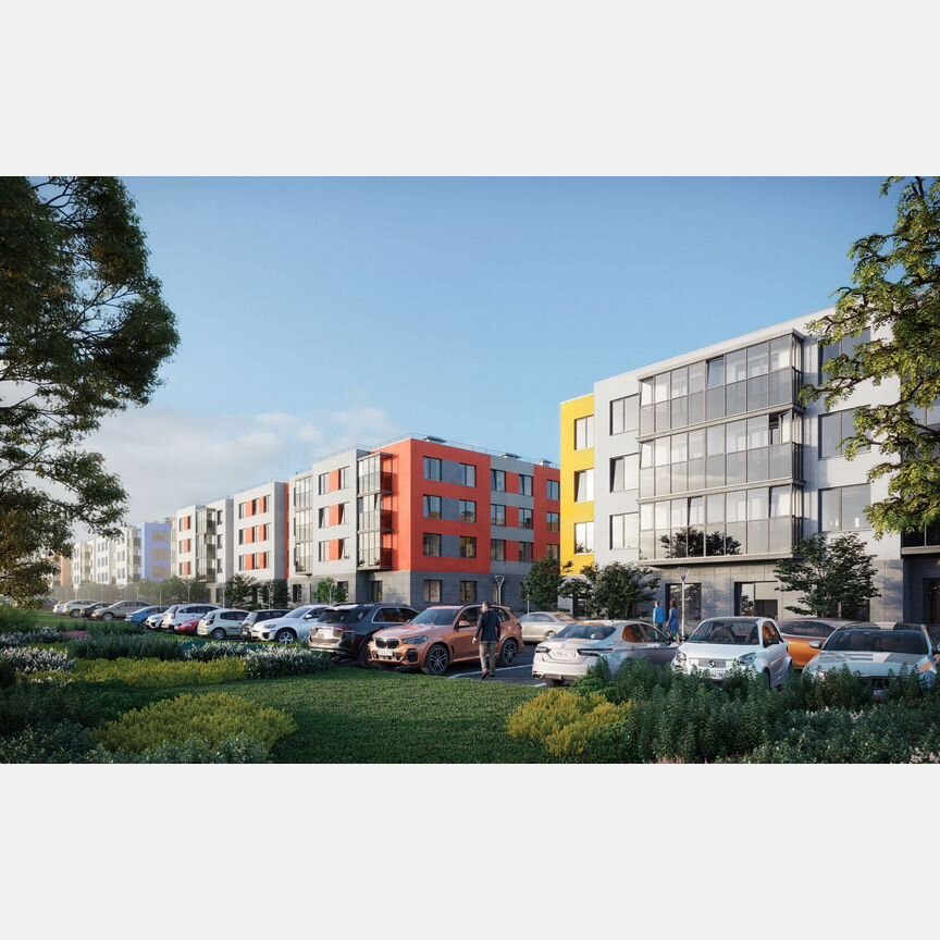 1-к. квартира, 36,6 м², 1/4 эт.