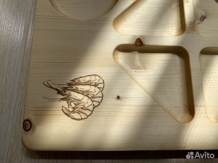 Подставка под кружки - разделочная доска