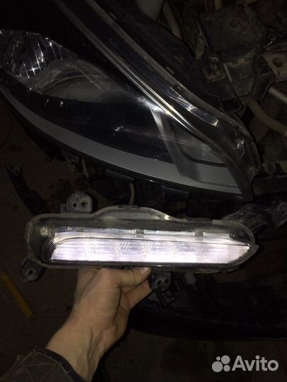 Дневной ходовой огонь(дхо) на kia rio 4 оригинал