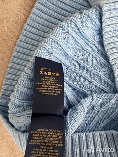 Cable-knit cotton sweater