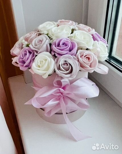 Мыльные розы букеты