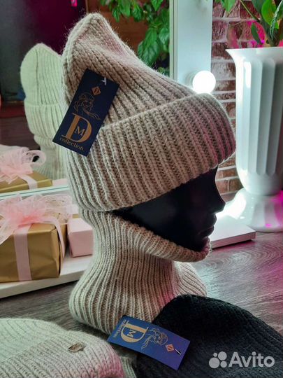 Снуд/шапка. Новые. Акрил+ шерсть