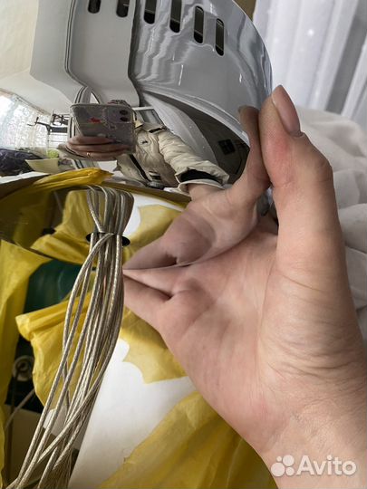 Светильник подвесной люстра стеклянная