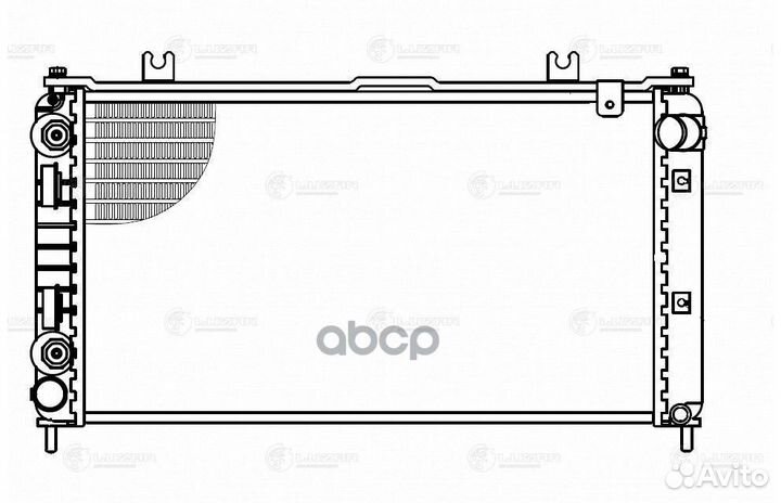Радиатор LADA granta A/T 15- (kdac) LRc 01194 L