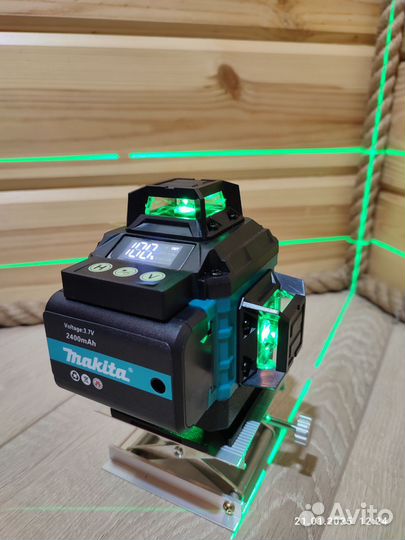 Лазерный уровень makita c треногой 4D 360 16 лучей