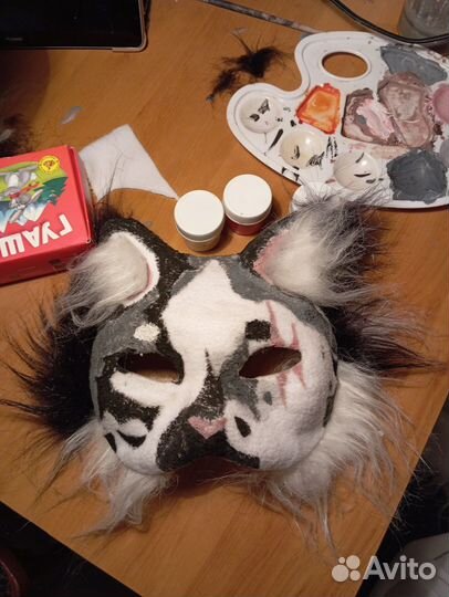 Маска для квадробики кошка, ещё я делаю на заказ