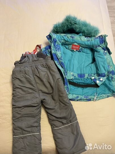 Зимний костюм для девочки 110-116