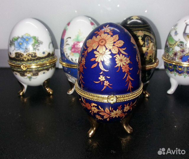 Керамические яйца-шкатулки