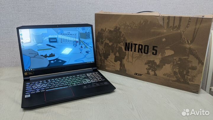 Игровой Acer Nitro 5. I5 10300h + RTX 3060 6gb