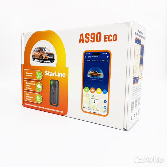 Автосигнализация Starline AS90 Eco Gsm