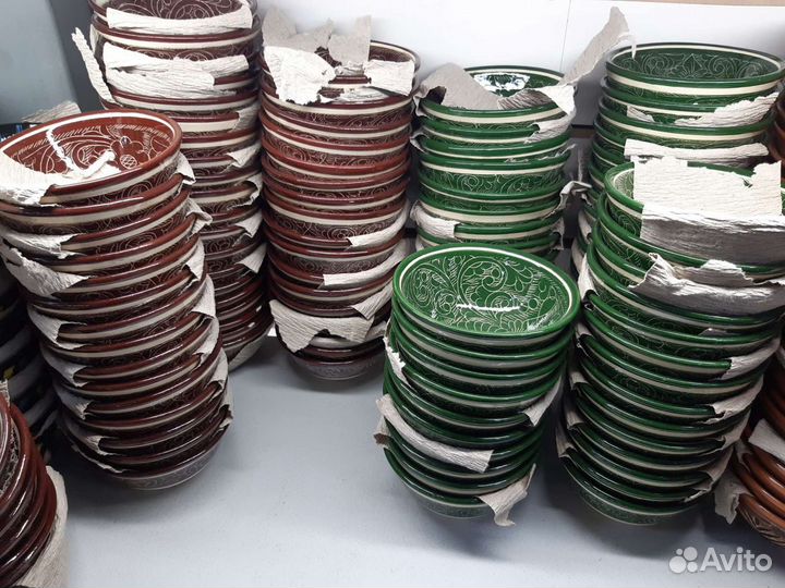 Пиалы и косушки зелёного цвета