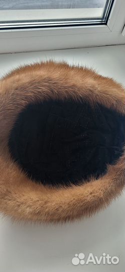 Шапка норковая женская