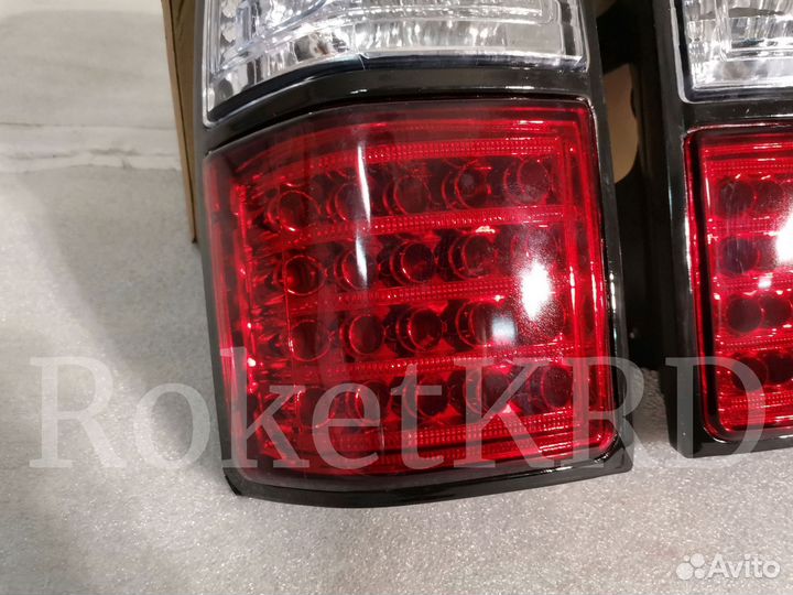 Задние фонари Land Cruiser Prado 95-2002 Кр.бел