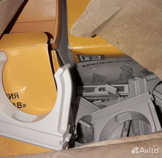 Крепеж-клипса 20; 32; 50 мм Промрукав серая