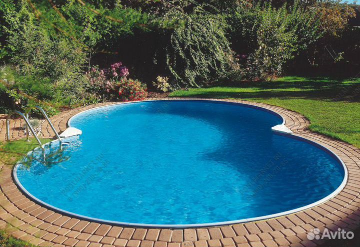 Каркасный бассейн восьмерка 4,2x6,5x1,5