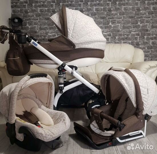 Коляска adamex 3 в 1