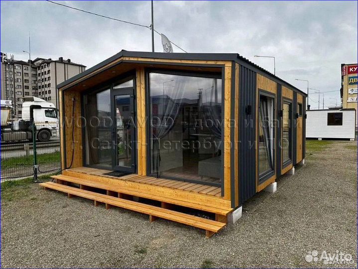 Дом модульный 7х4,8 Барнхаус DM-9514