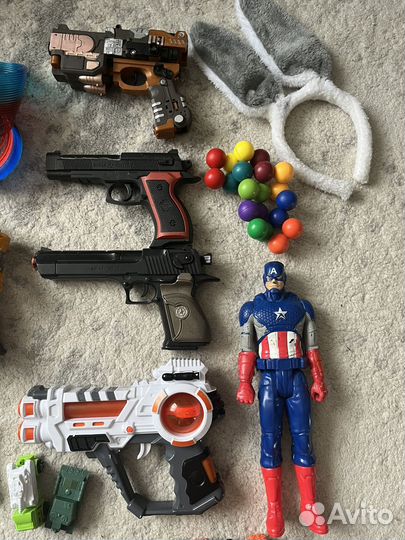 Детские игрушки для мальчика пакетом