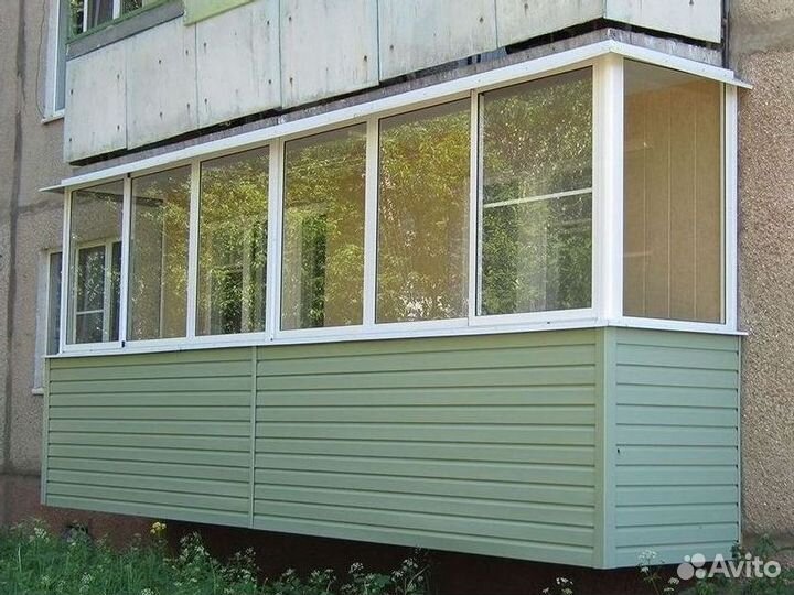 Отделка балконов и лоджий