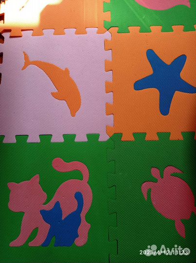 Детский коврик пазл